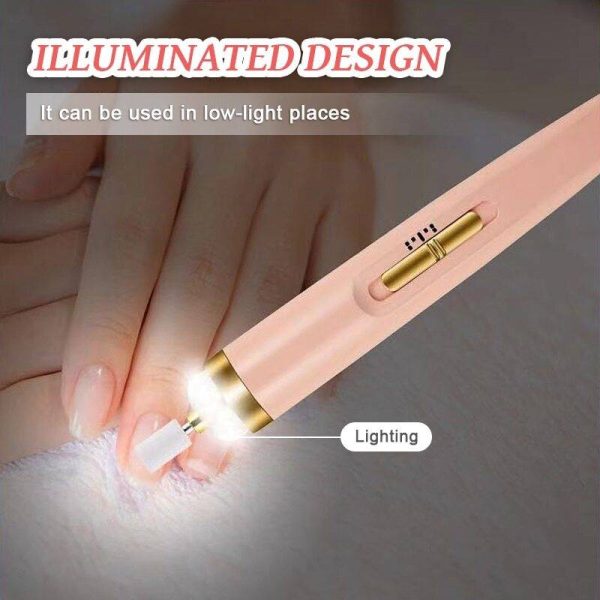 5 In 1 Professional Manicure Pedicure Kit | Nail Grinding, Burnishing Machine