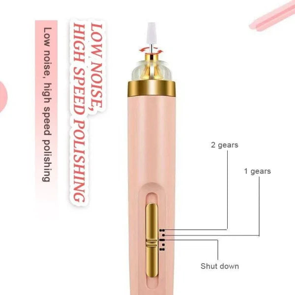 5 In 1 Professional Manicure Pedicure Kit | Nail Grinding, Burnishing Machine