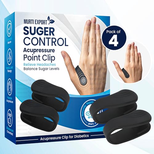 Sugar Control Acupressure Clip for Diabetics,Stress & Headache Relief Hand Clip(Original) (BUY 1 GET 1 FREE)
