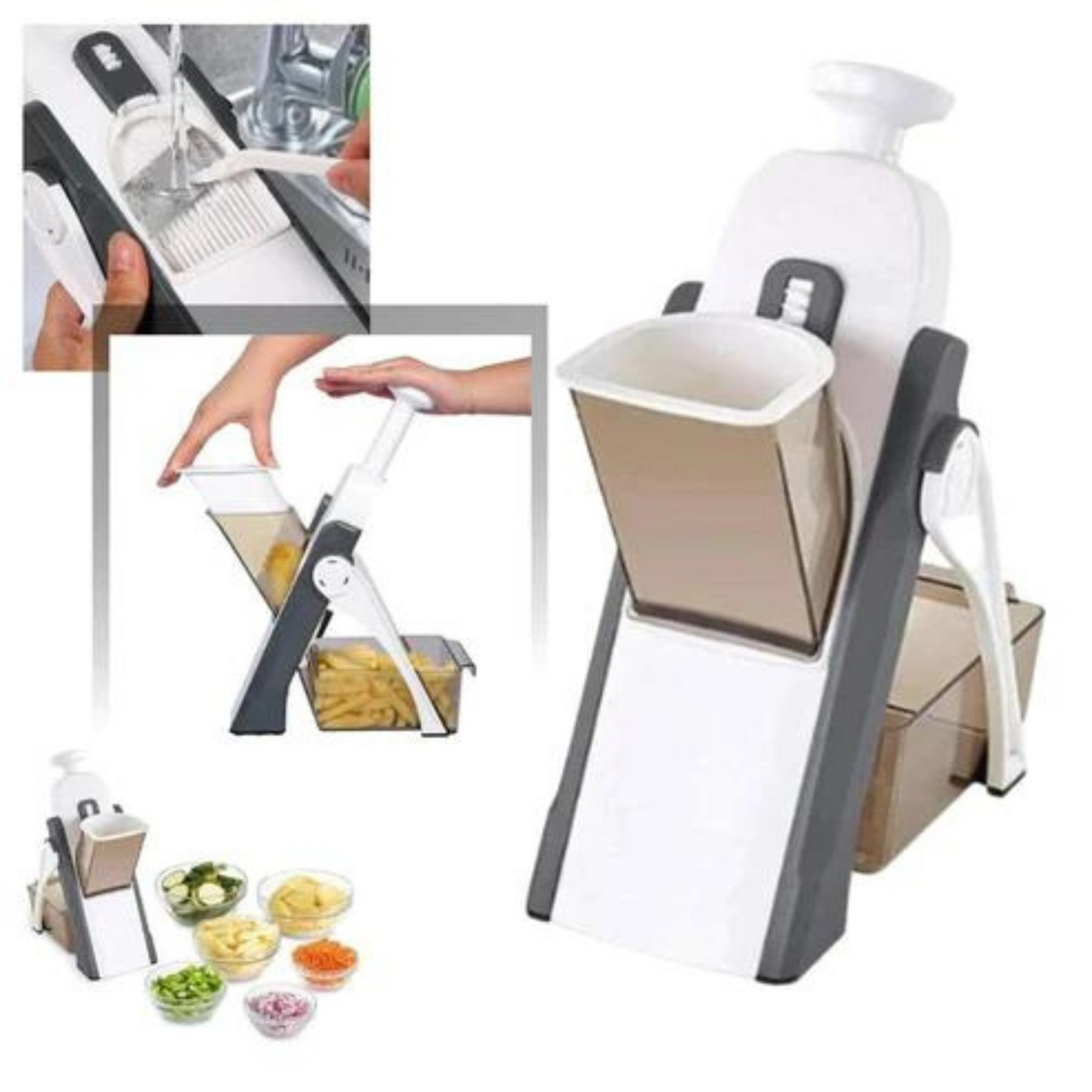 4-in-1 Adjustable Vegetable Cutter Chopper