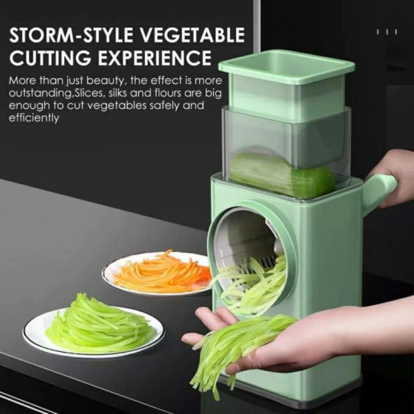 Multifunctional Vegetables 4 in 1 Drum Chopper