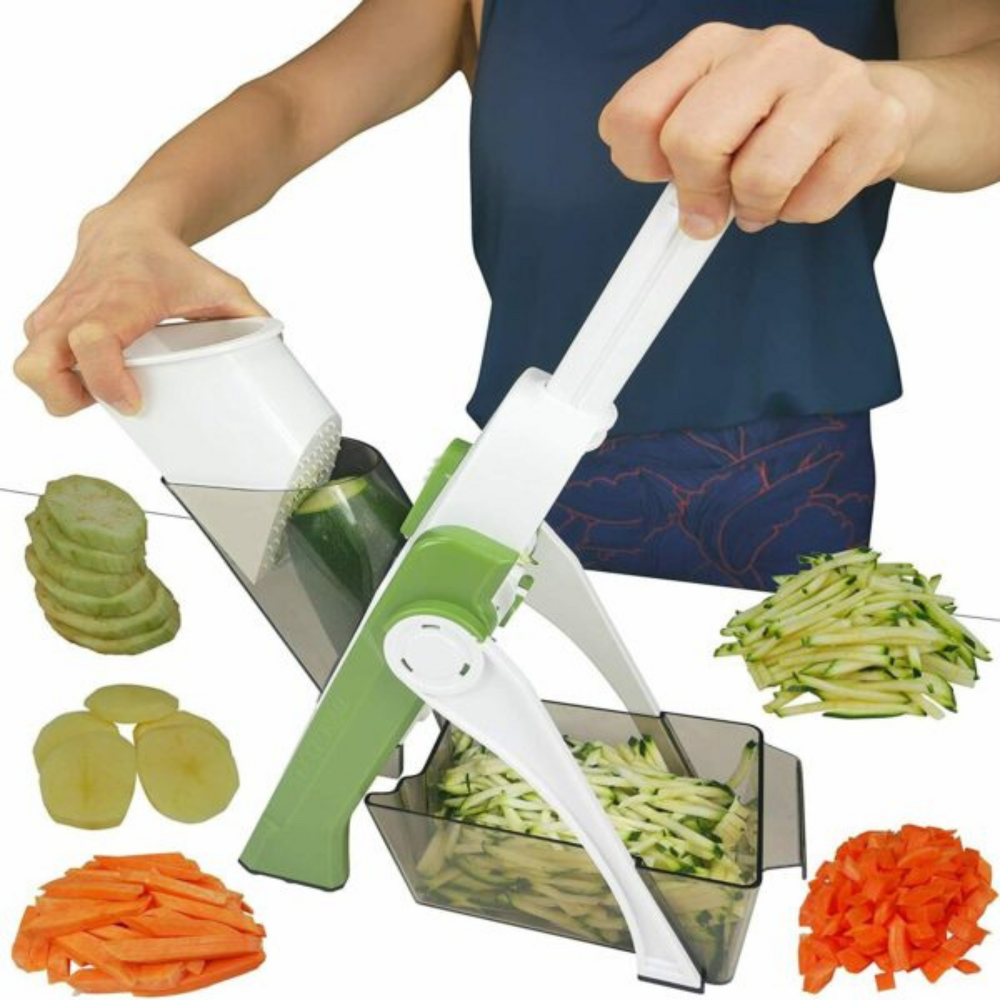 4-in-1 Adjustable Vegetable Cutter Chopper