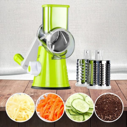 Drum Cutter Manual Vegetable Cutter Slicer & Grater | Multi-functional Kitchen Gadget