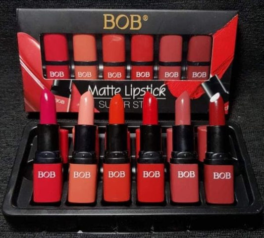 Pack Of 6 Bob Super Stay Matte Lipstick Set | Best Quality Matte Lipsticks For Women