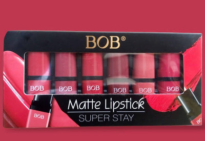 Pack Of 6 Bob Super Stay Matte Lipstick Set | Best Quality Matte Lipsticks For Women